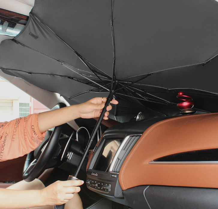 ECVV Car Front Windshield Sunshade Umbrella