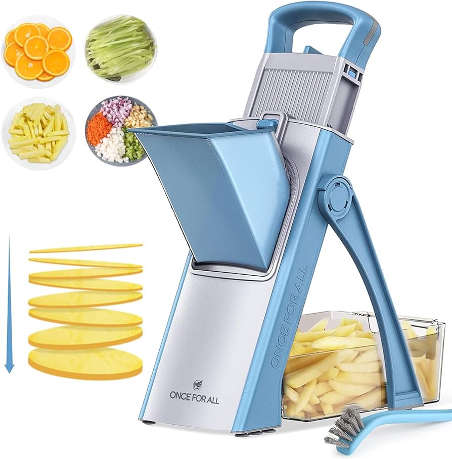 Supmakin Safe for Upgraded Kitchen, Larger Food Port, Food Slicer, Potato Fryer, Adjustable