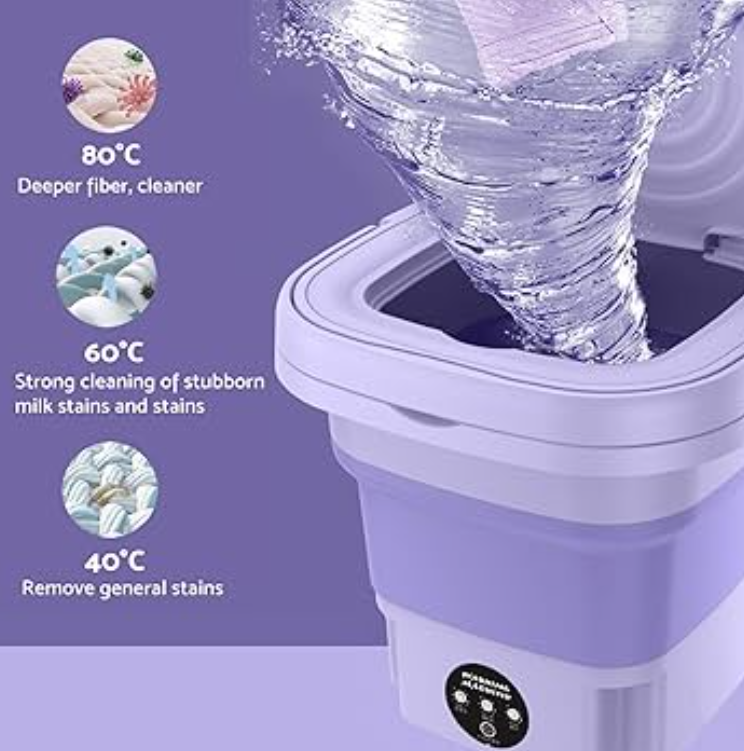 Portable Washing Machine with Drain Basket