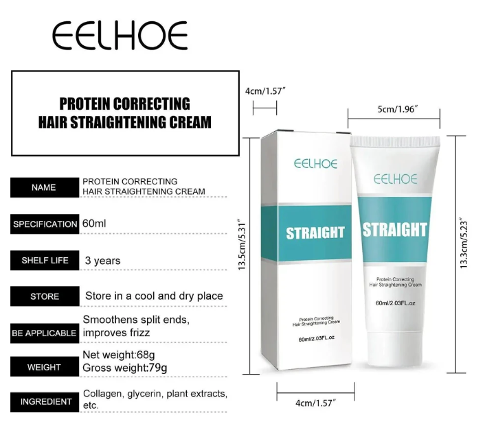 Eelhoe Protein Correcting Hair Straightening Cream