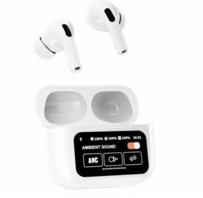 A9 pro Touch Screen Display ANC Wireless Earbuds
