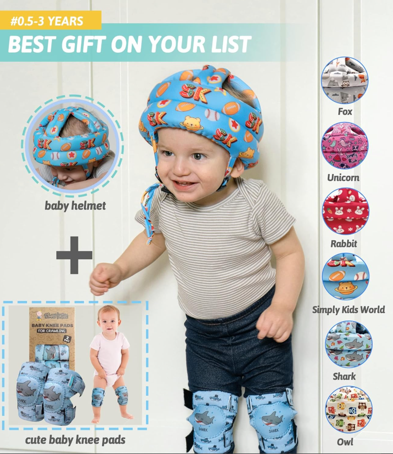 Protective Soft Baby Headgear
